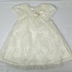 Nannette Baby Ivory Tulle Dress Size 18 Months